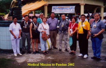 Medical Mission to Pandan 2002