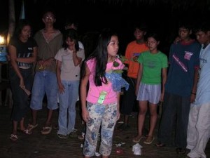 Group Presentation, Pagtatap Youth Camp, Malumpati Cold Spring, Pandan, Antique, Philippines